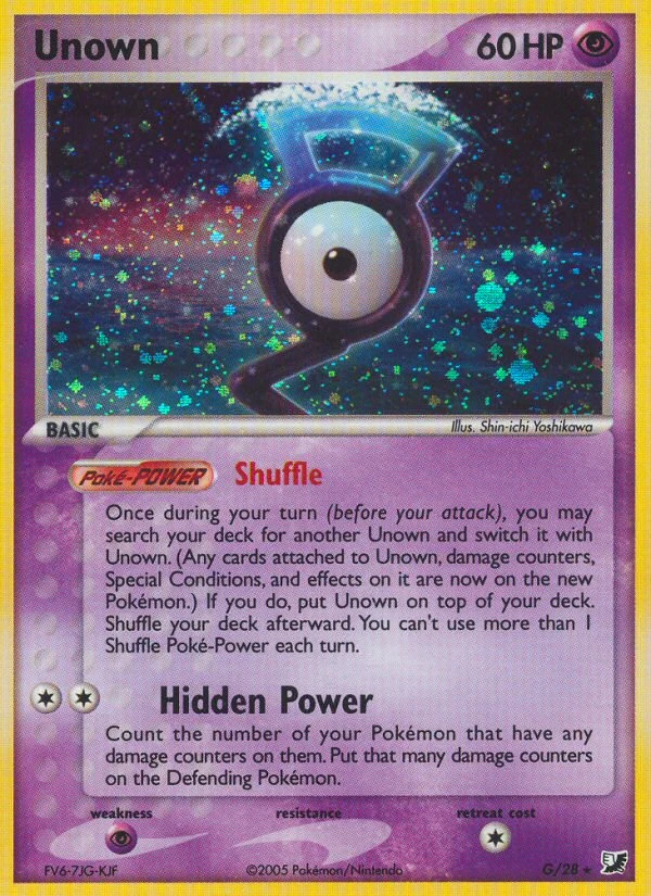 G Unown – Unseen Forces