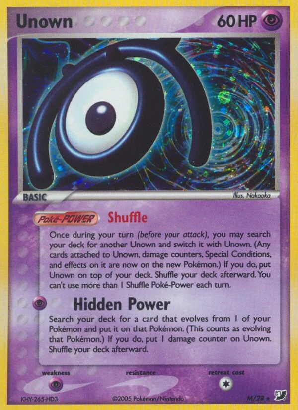M Unown – Unseen Forces