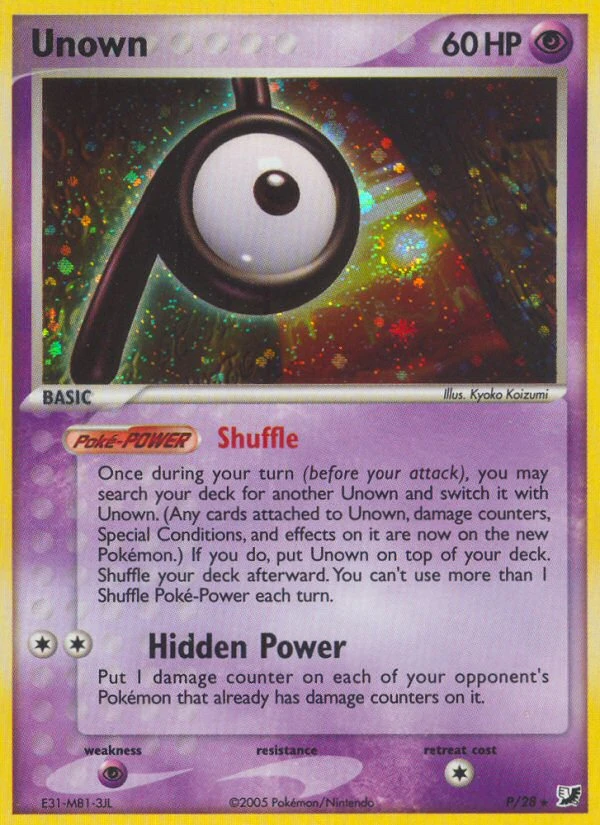 P Unown – Unseen Forces