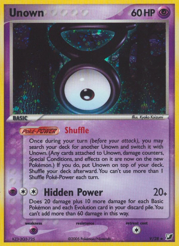 V Unown – Unseen Forces