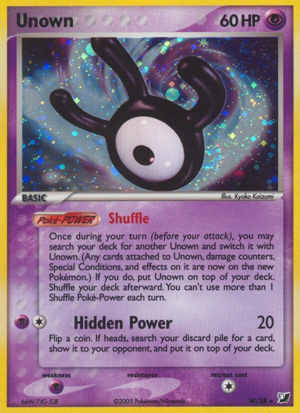W Unown – Unseen Forces
