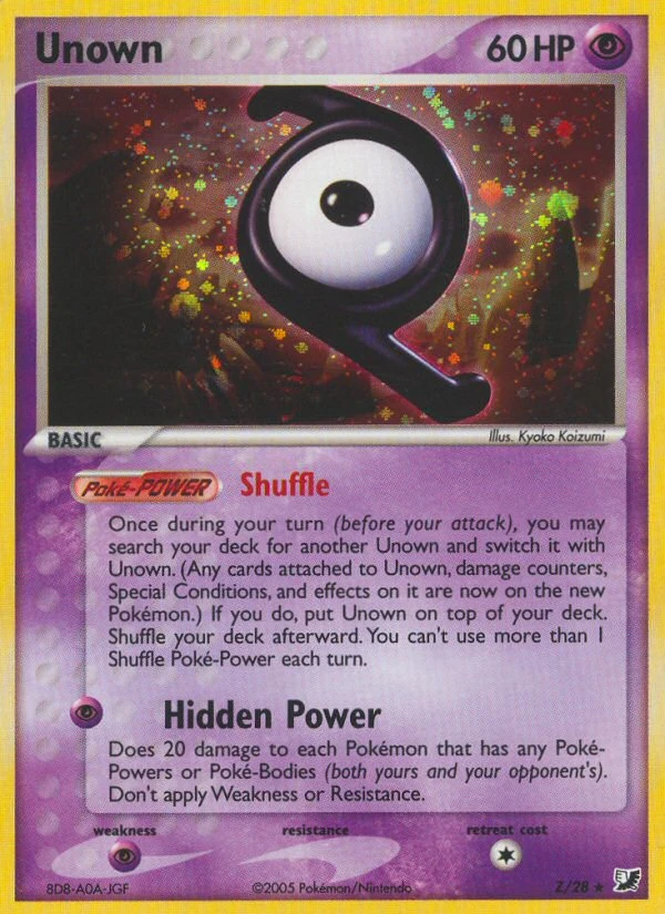 Z Unown – Unseen Forces