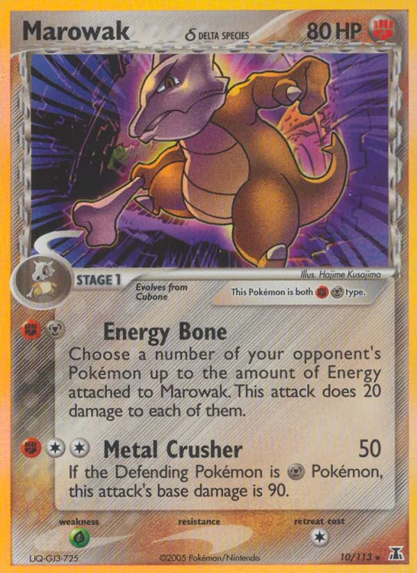10 Marowak δ – Delta Species