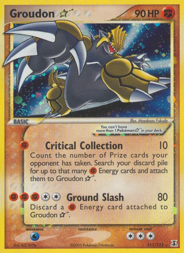111 Groudon Star – Delta Species