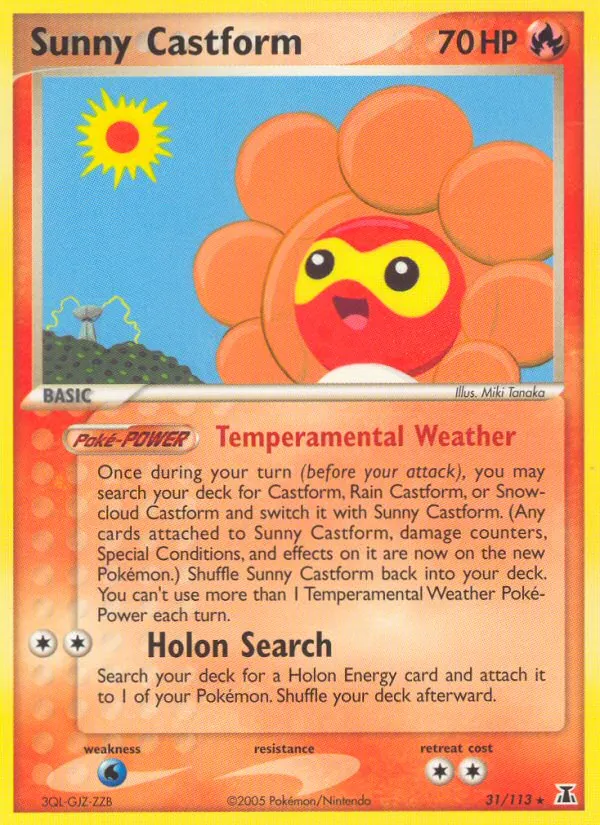 31 Sunny Castform – Delta Species
