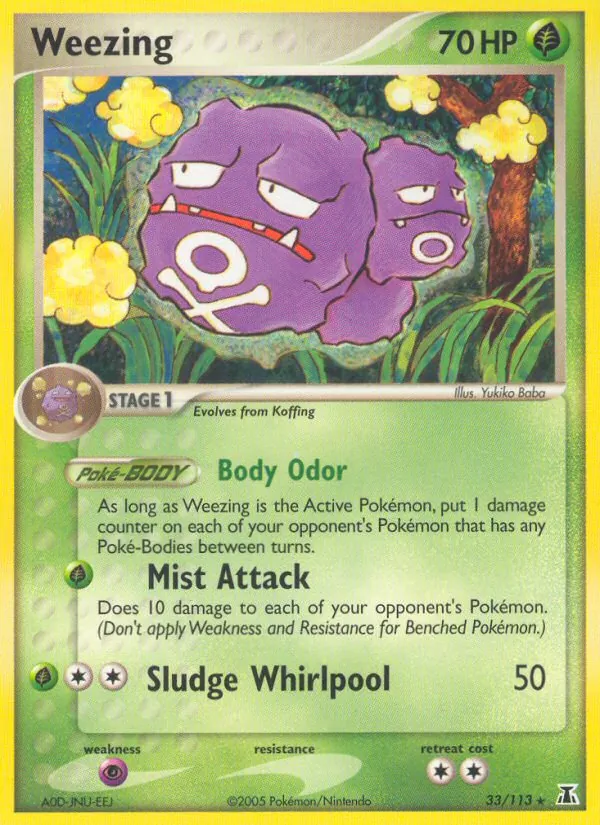 33 Weezing – Delta Species