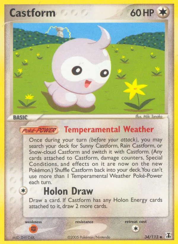 34 Castform – Delta Species