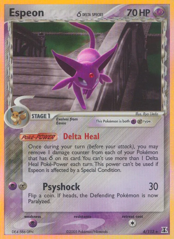4 Espeon δ – Delta Species