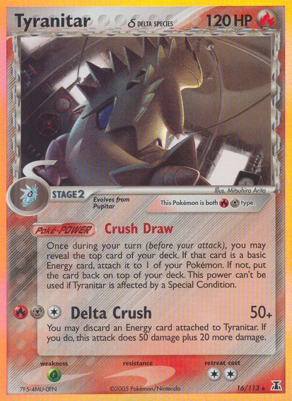 16-RH Tyranitar δ – Delta Species