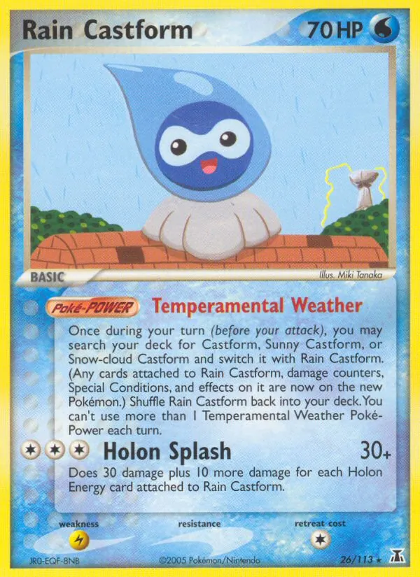 26-RH Rain Castform – Delta Species