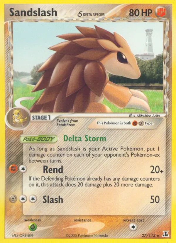 27-RH Sandslash δ – Delta Species