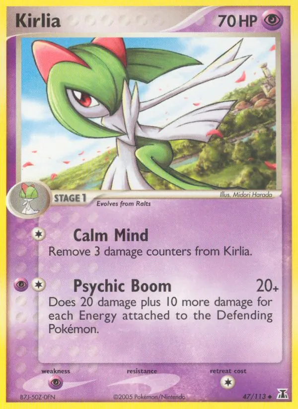 47-RH Kirlia – Delta Species