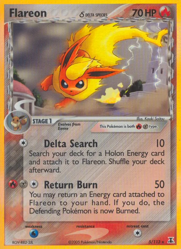 5-RH Flareon δ – Delta Species