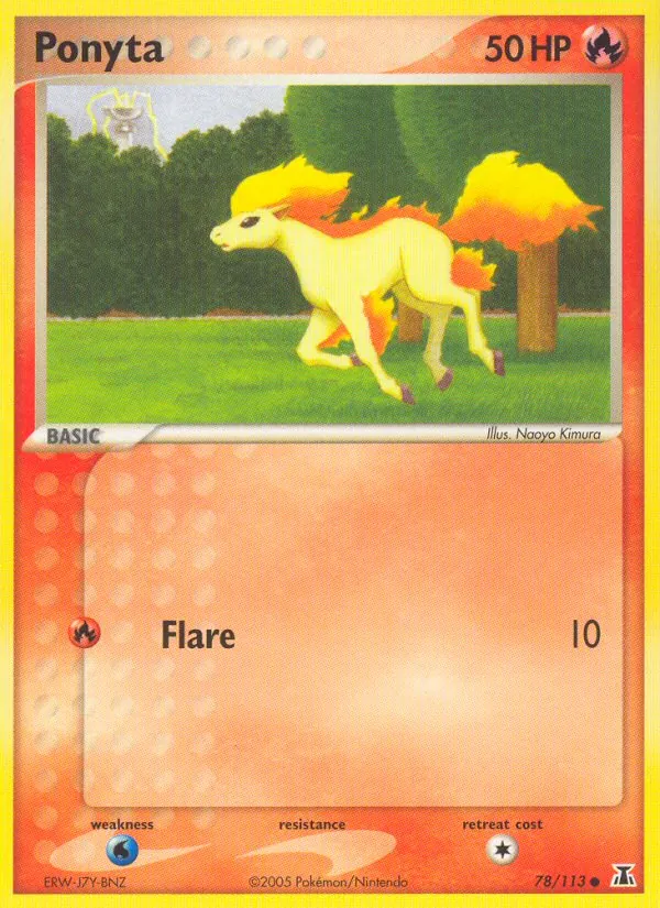 78-RH Ponyta – Delta Species