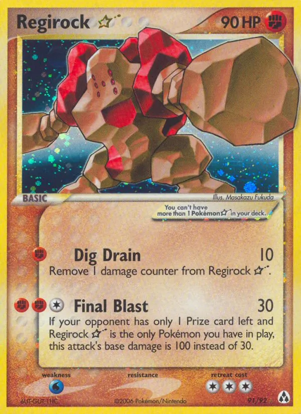 91 Regirock ☆ – Legend Maker