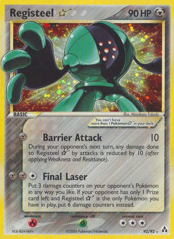 92 Registeel ☆ – Legend Maker