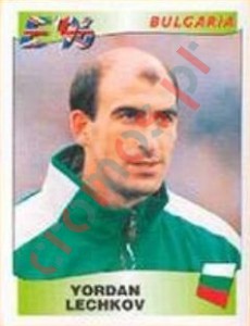 146 Yordan Lechkov – UEFA Euro England 1996 Panini