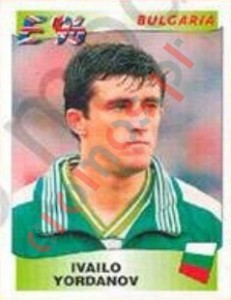 149 Ivailo Yordanov – UEFA Euro England 1996 Panini