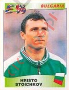 152 Hristo Stoichkov – UEFA Euro England 1996 Panini