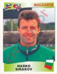 153 Nasko Sirakov – UEFA Euro England 1996 Panini