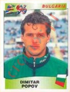 154 Dimitar Popov – UEFA Euro England 1996 Panini