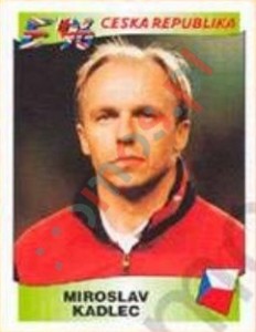 218 Miroslav Kadlec – UEFA Euro England 1996 Panini