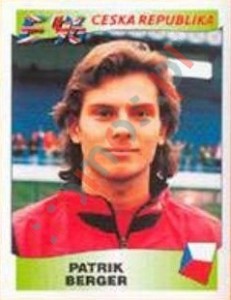 226 Patrik Berger – UEFA Euro England 1996 Panini