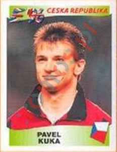 230 Pavel Kuka – UEFA Euro England 1996 Panini