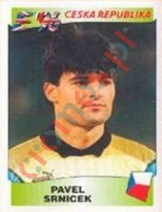 234 Pavel Srnicek – UEFA Euro England 1996 Panini