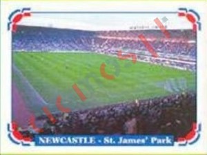 26 Newcastle - St. James' Park – UEFA Euro England 1996 Panini