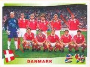 276 Danmark team – UEFA Euro England 1996 Panini