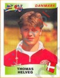 278 Thomas Helveg – UEFA Euro England 1996 Panini