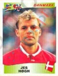279 Jes Høgh – UEFA Euro England 1996 Panini