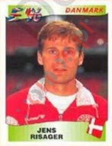 281 Jens Risager – UEFA Euro England 1996 Panini