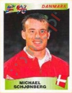 284 Michael Schjønberg – UEFA Euro England 1996 Panini