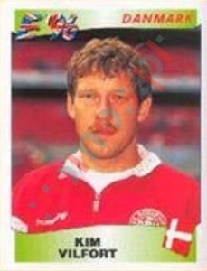 286 Kim Vilfort – UEFA Euro England 1996 Panini