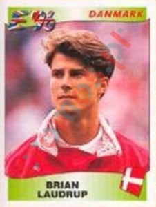 291 Brian Laudrup – UEFA Euro England 1996 Panini