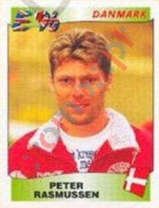 292 Peter Rasmussen – UEFA Euro England 1996 Panini