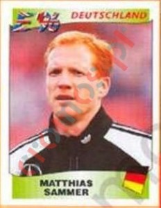 198 Matthias Sammer – UEFA Euro England 1996 Panini