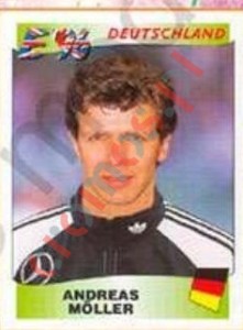 209 Andreas Möller – UEFA Euro England 1996 Panini