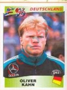 214 Oliver Kahn – UEFA Euro England 1996 Panini