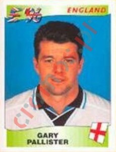 40 Gary Pallister – UEFA Euro England 1996 Panini