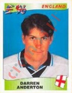 44 Darren Anderton – UEFA Euro England 1996 Panini