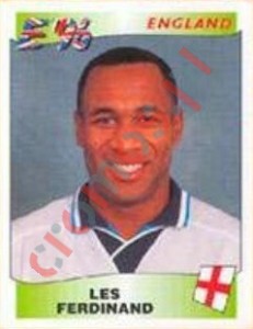 53 Les Ferdinand – UEFA Euro England 1996 Panini