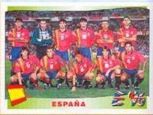 116 España team – UEFA Euro England 1996 Panini