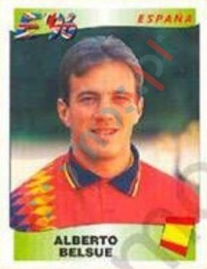118 Alberto Belsue – UEFA Euro England 1996 Panini