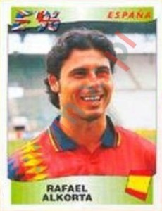 122 Rafael Alkorta – UEFA Euro England 1996 Panini