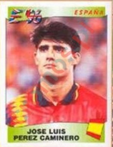 126 Jose Luis Perez Caminero – UEFA Euro England 1996 Panini