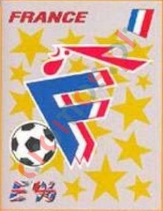 175 France badge – UEFA Euro England 1996 Panini
