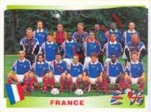 176 France team – UEFA Euro England 1996 Panini